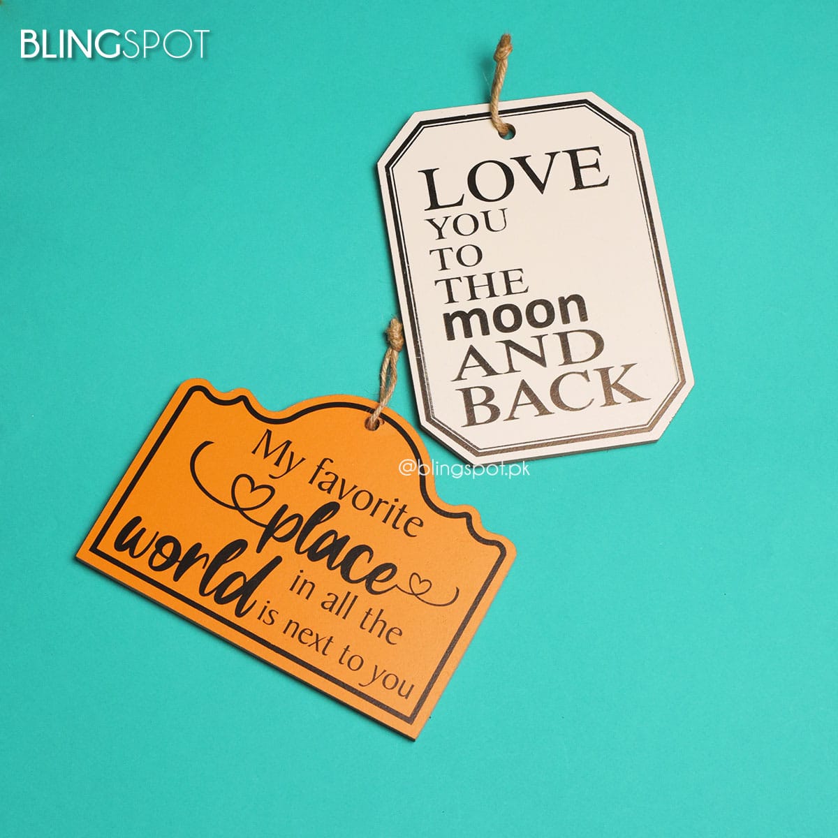 Love You To The Moon And Back  - Wall Hanging