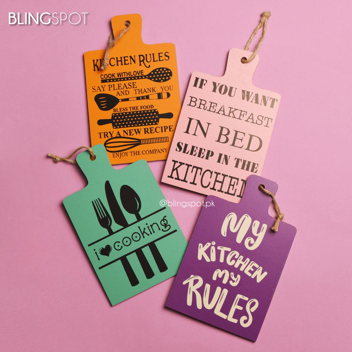 My Kitchen My Rules  - Wall Hanging