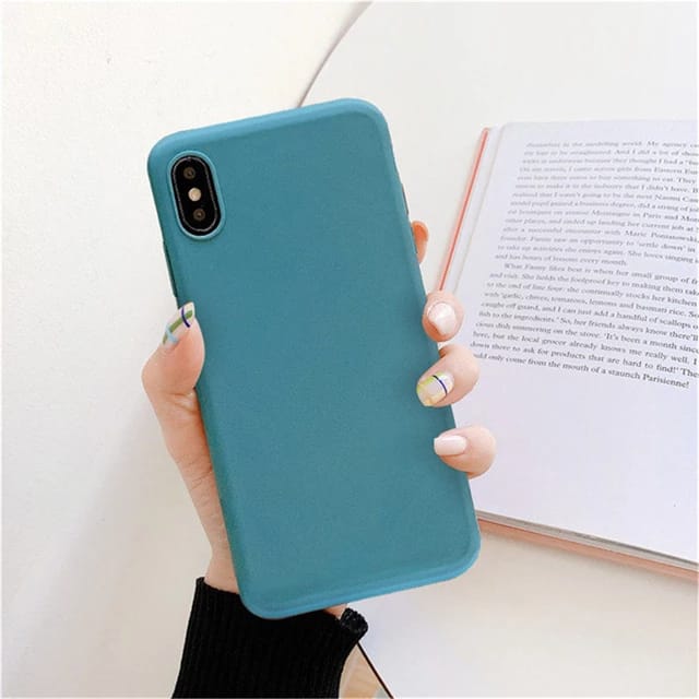 Turquoise Green Silicone - Mobile Cover