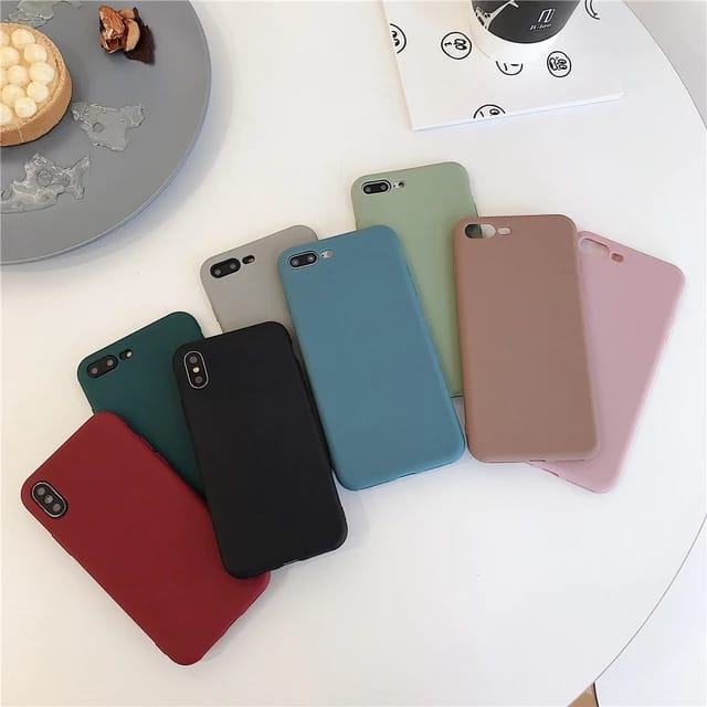 Grey Silicone - Mobile Cover