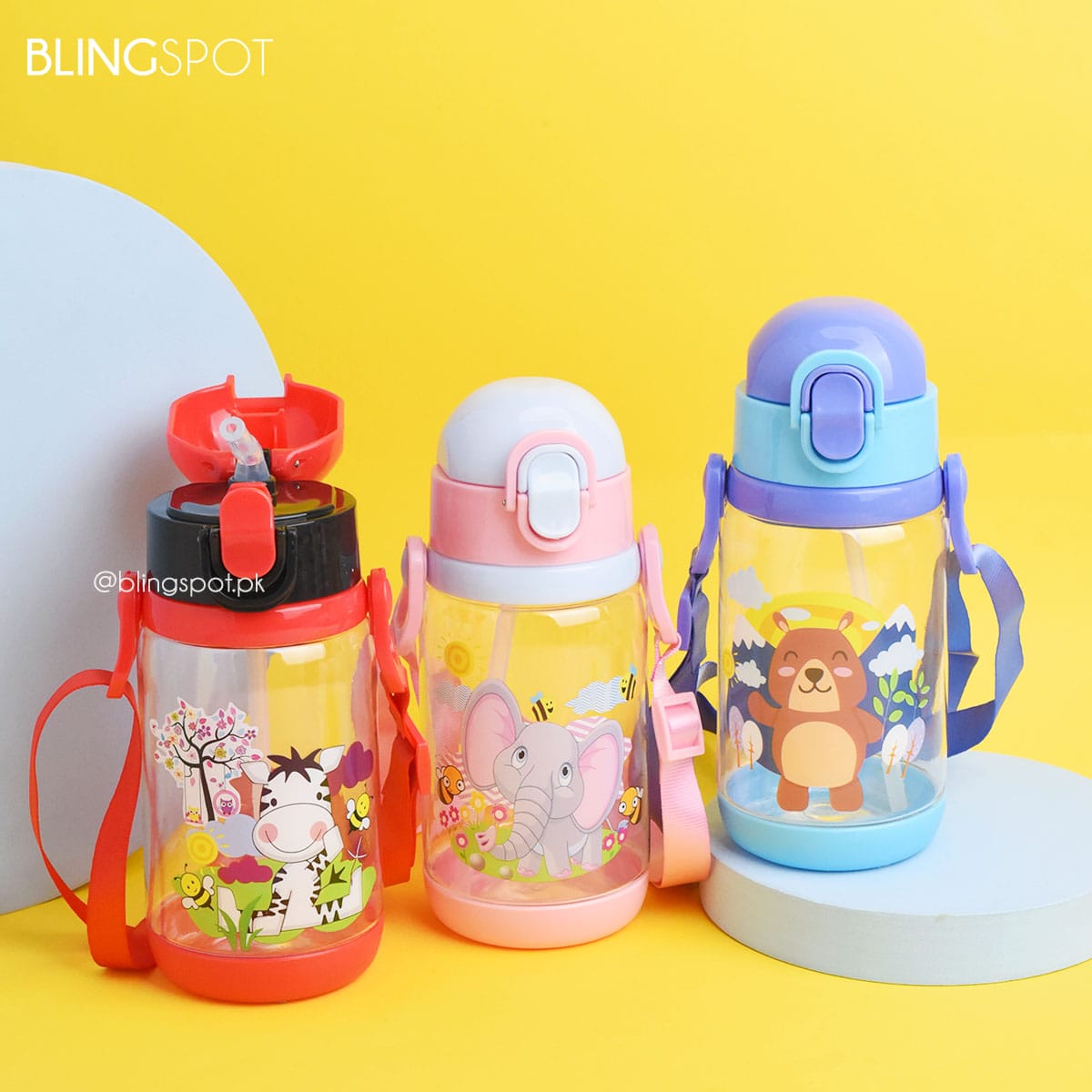 Cute Animals Style 5 - Kids Water Bottle