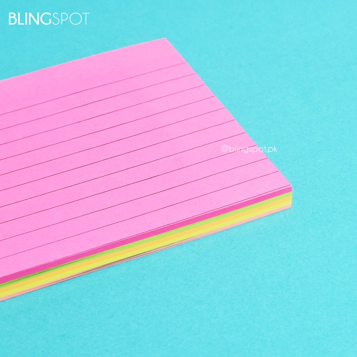 Rainbow Colors Style 1 Lined Note Pad - Sticky Note
