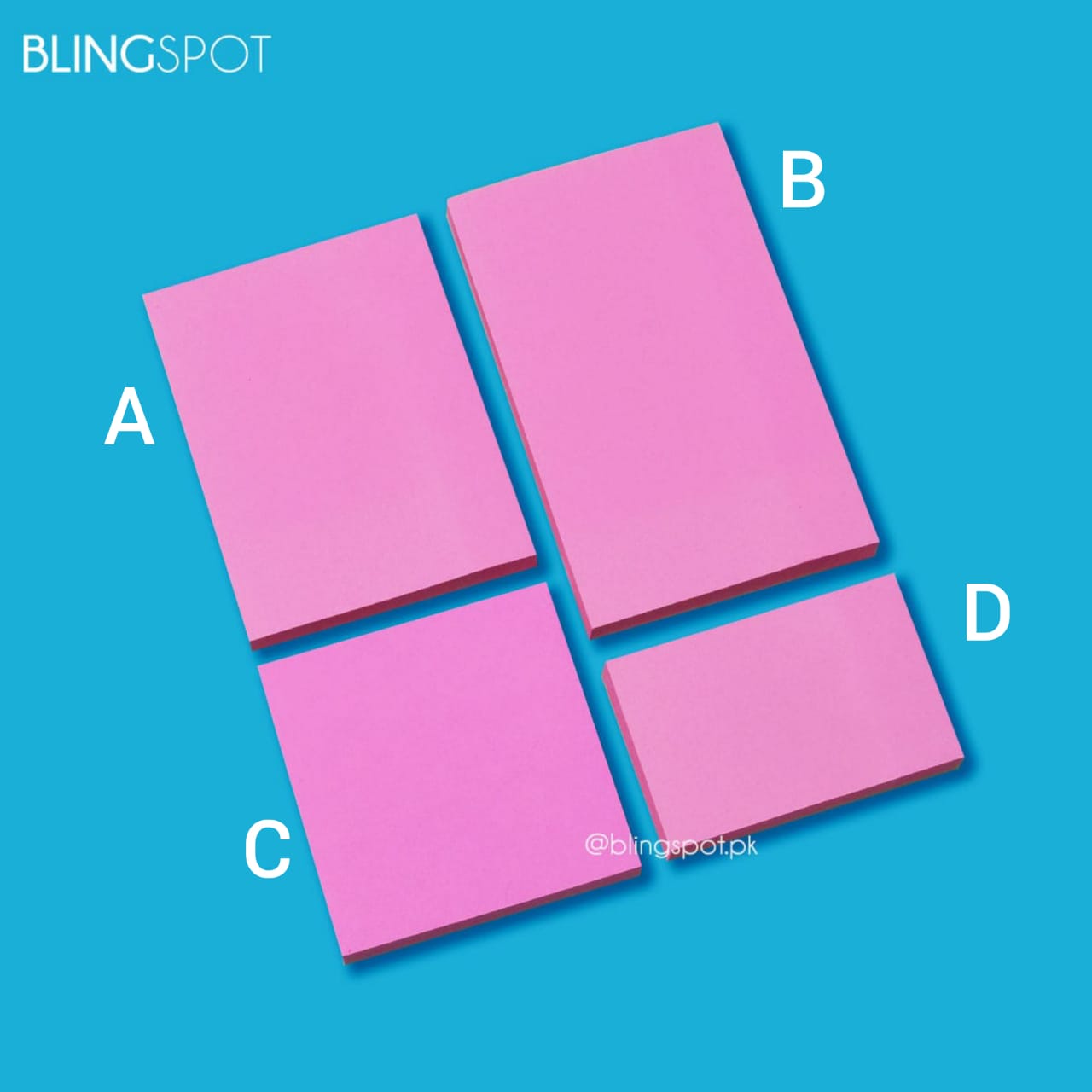 Pink Note Pad - Sticky Note