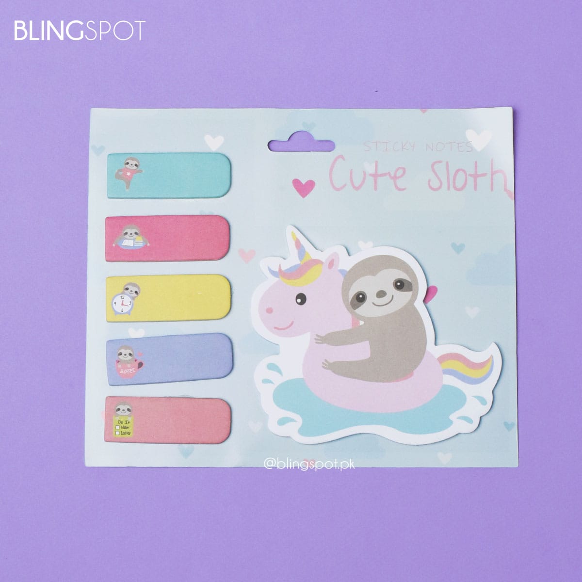 Cute Sloth Unicorn  - Sticky Notes