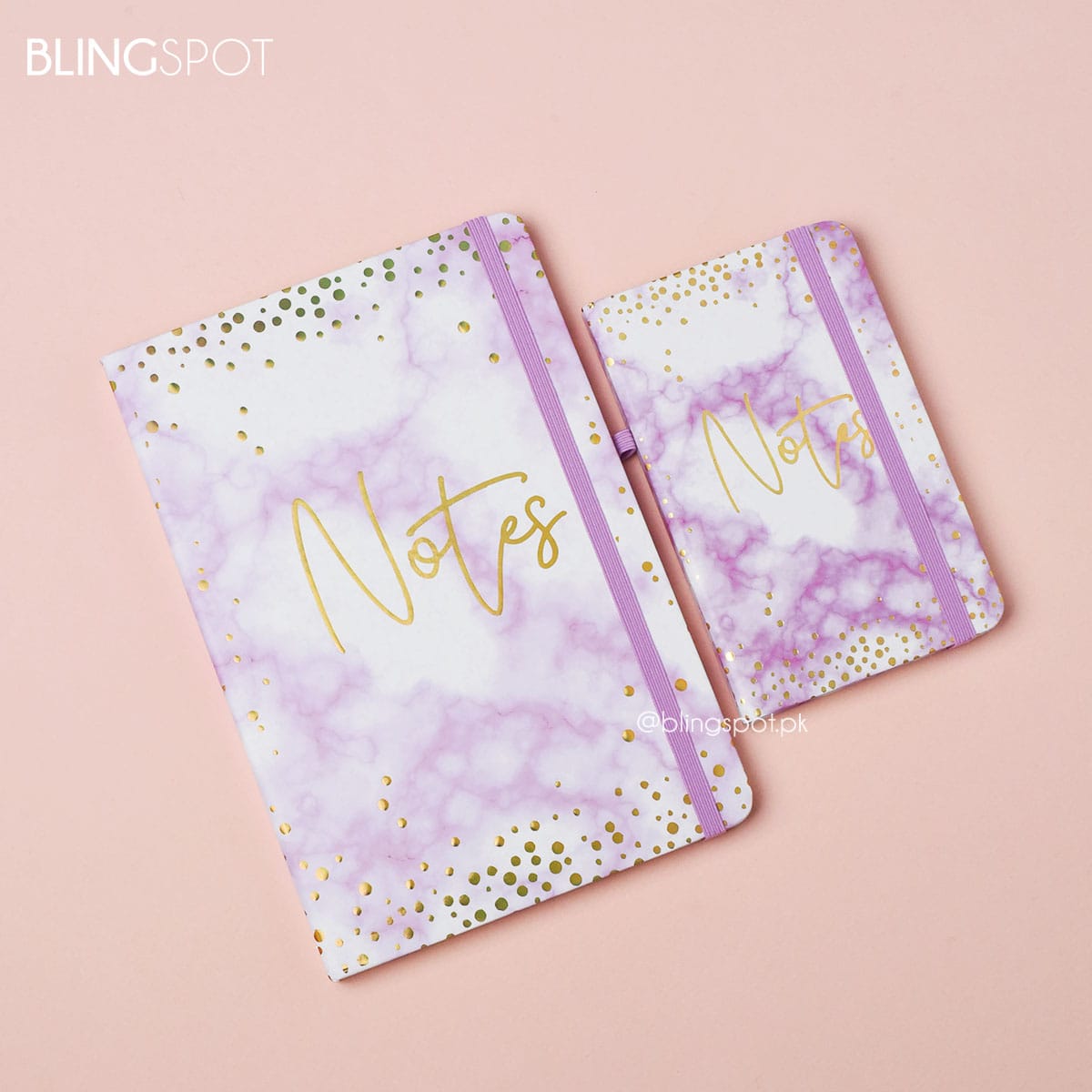 Notes Gold Foil Purple - Journal