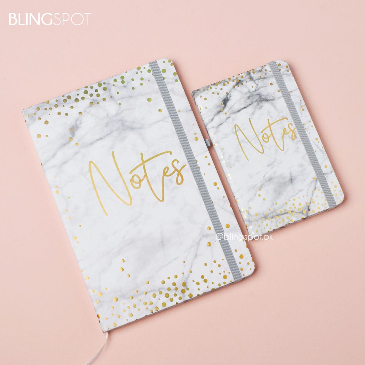 Notes Gold Foil Grey - Journal