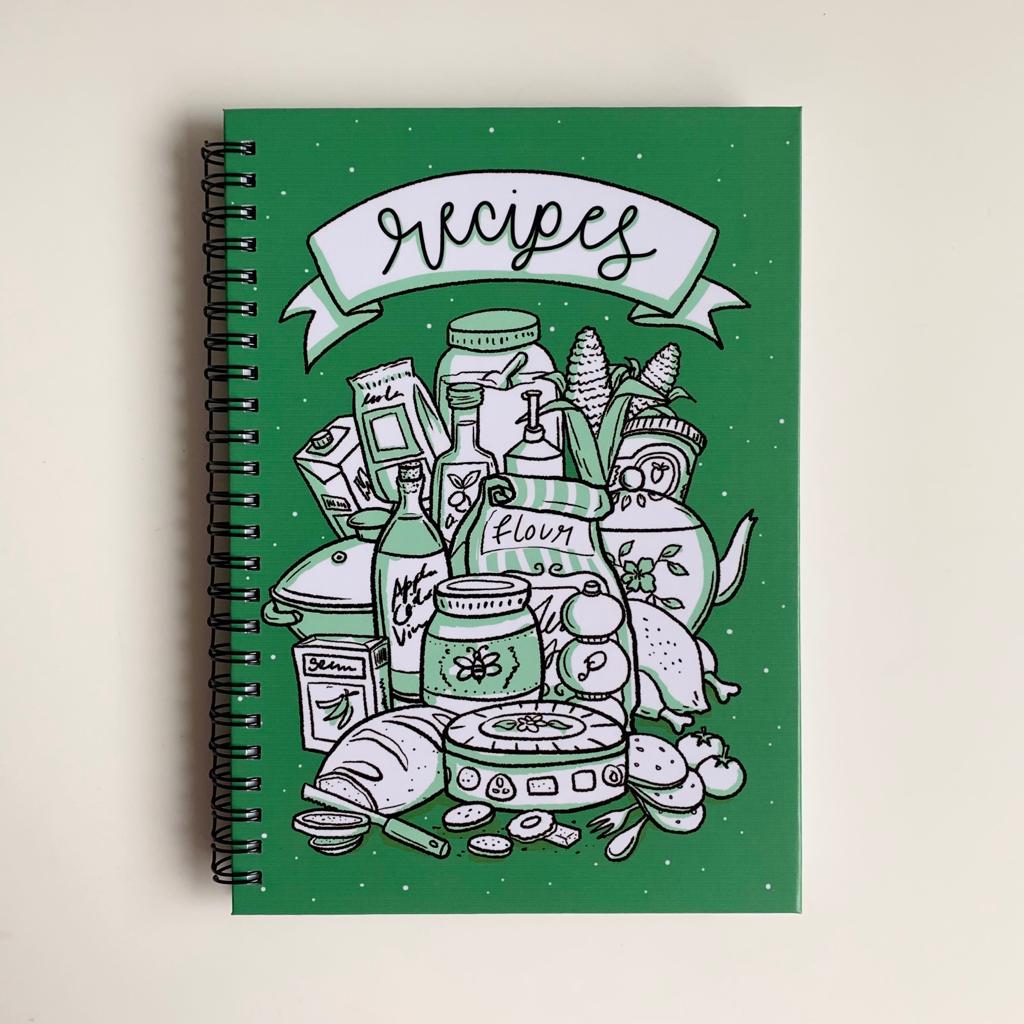 Recipes Whimsy Notebook - Journal