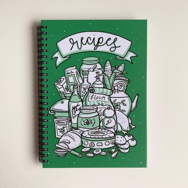 Recipes Whimsy Notebook - Journal