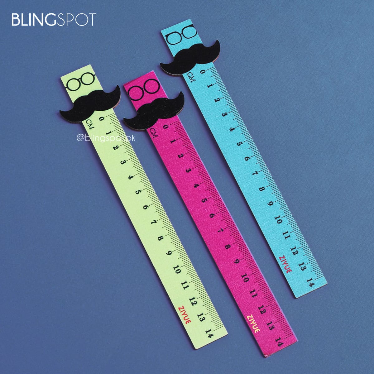 Mustache - Ruler – The Blingspot Studio