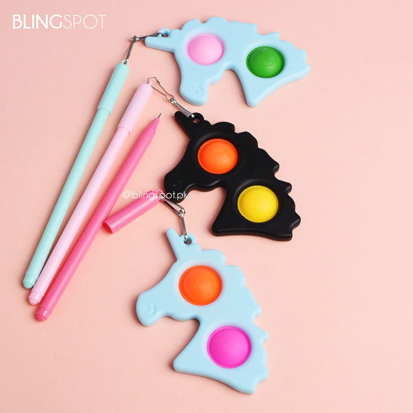 Unicorn Pop It  Gel Pen