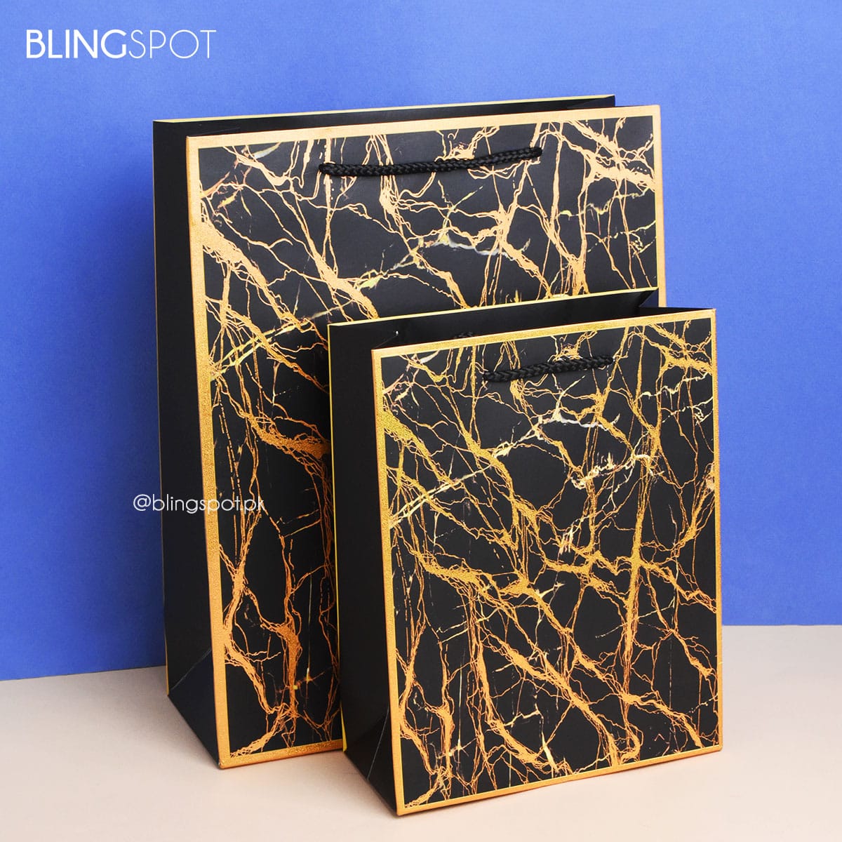 Marble Gold Foil Style 3 - Gift Bag