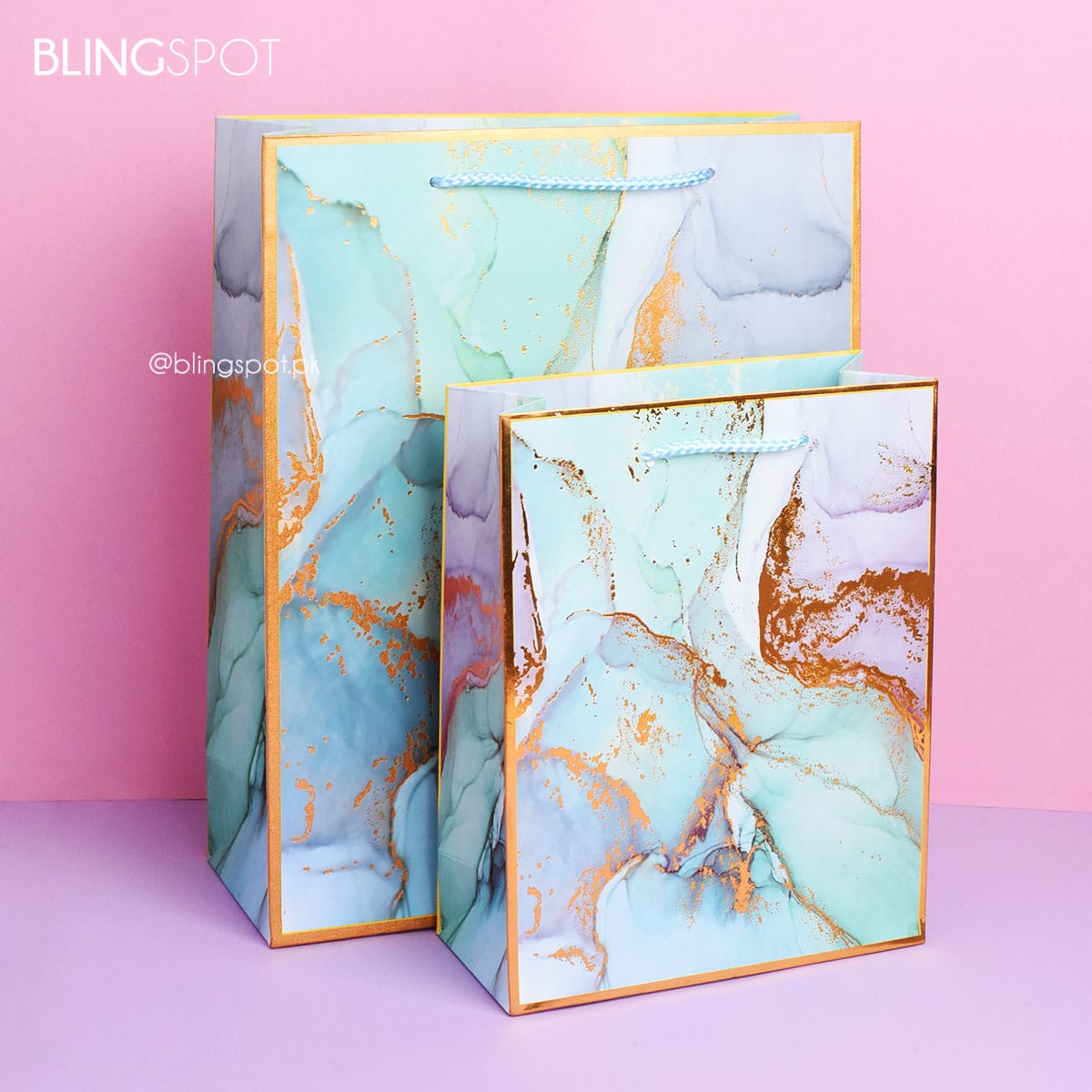 Marble Gold Foil Style 1 - Gift Bag