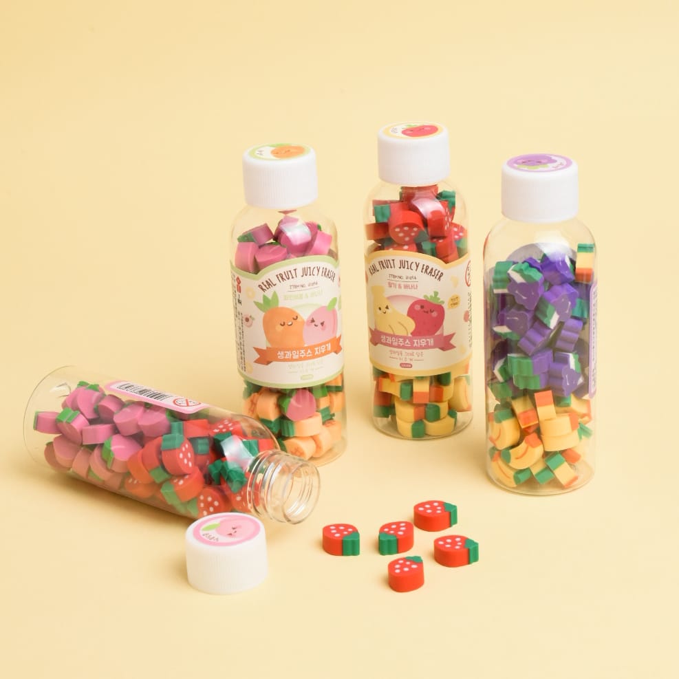 The Real Fruit Juicy  - Erasers