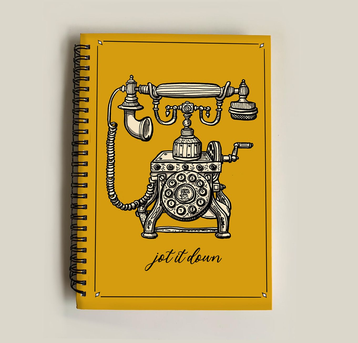 Retro Telephone Whimsy Notebook Journal