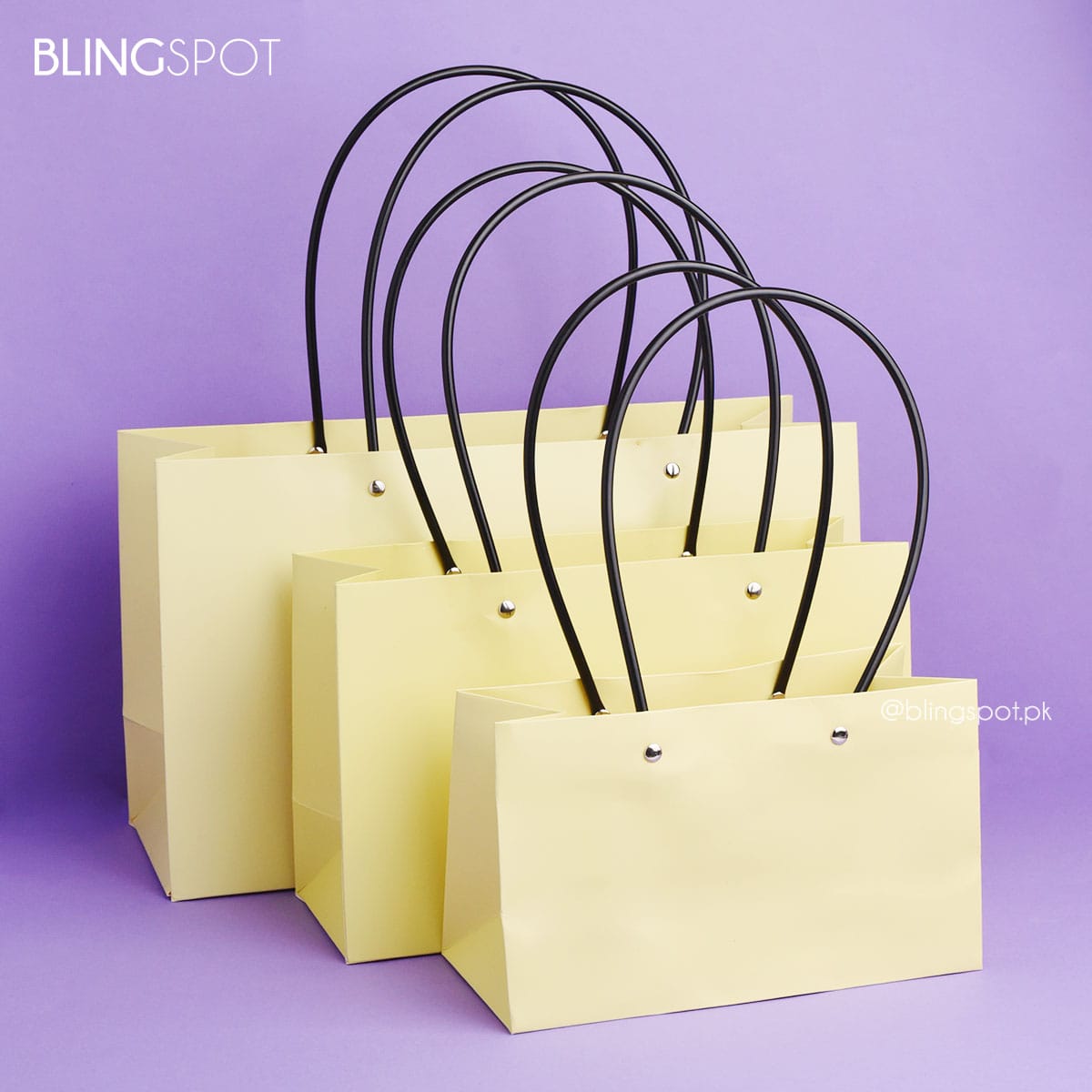 Basic Pale Yellow - Gift Bag / Hand Bag