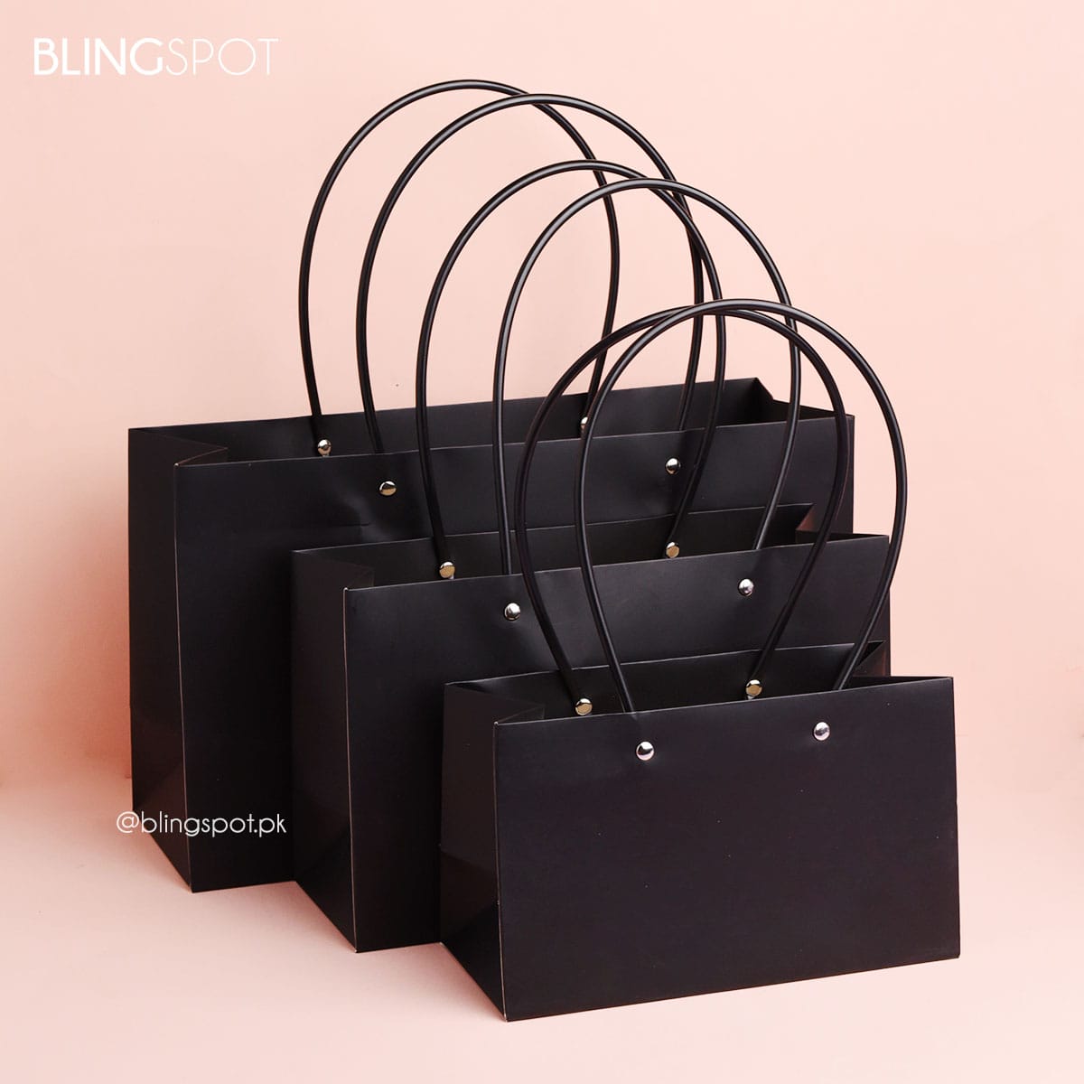 Basic Black  - Gift Bag / Hand Bag