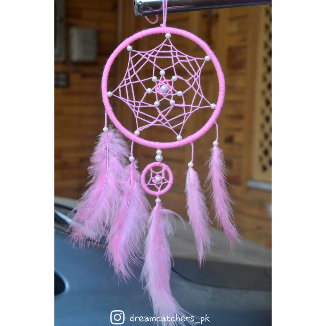 Pink Beaded - Dream Catcher