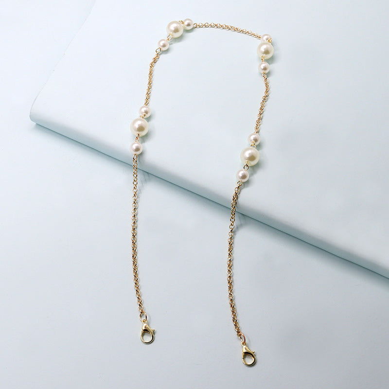 Pearl Gold  - Mask/Glasses Chain