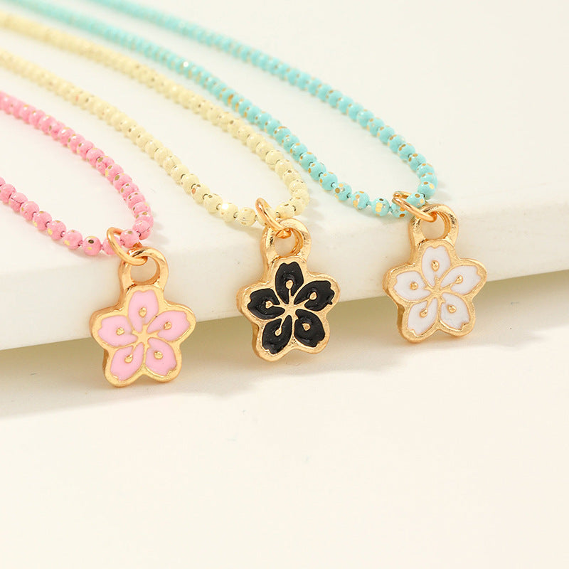 Flower Charm - Necklace