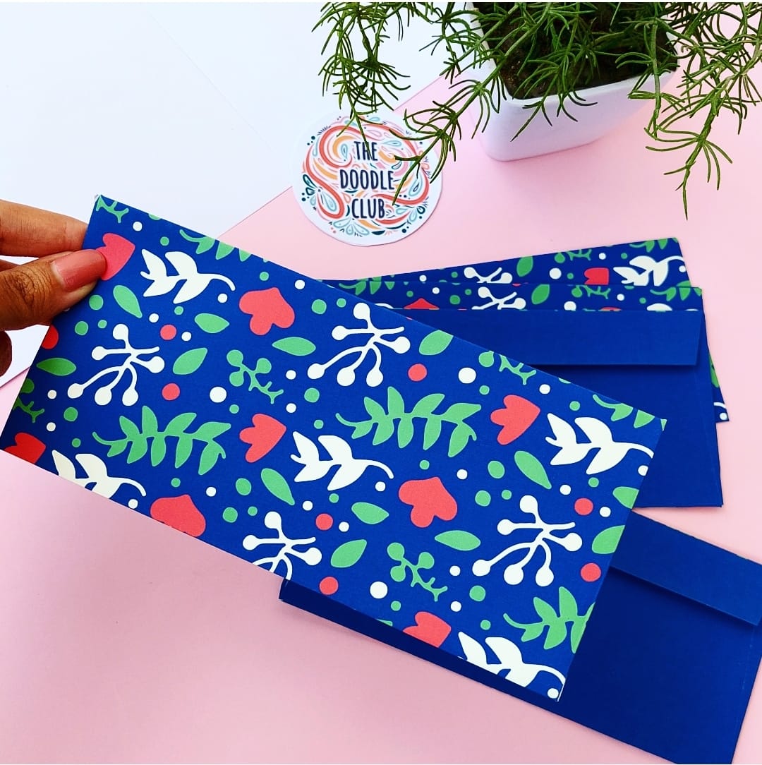 Royal Blue Spring -  Envelopes