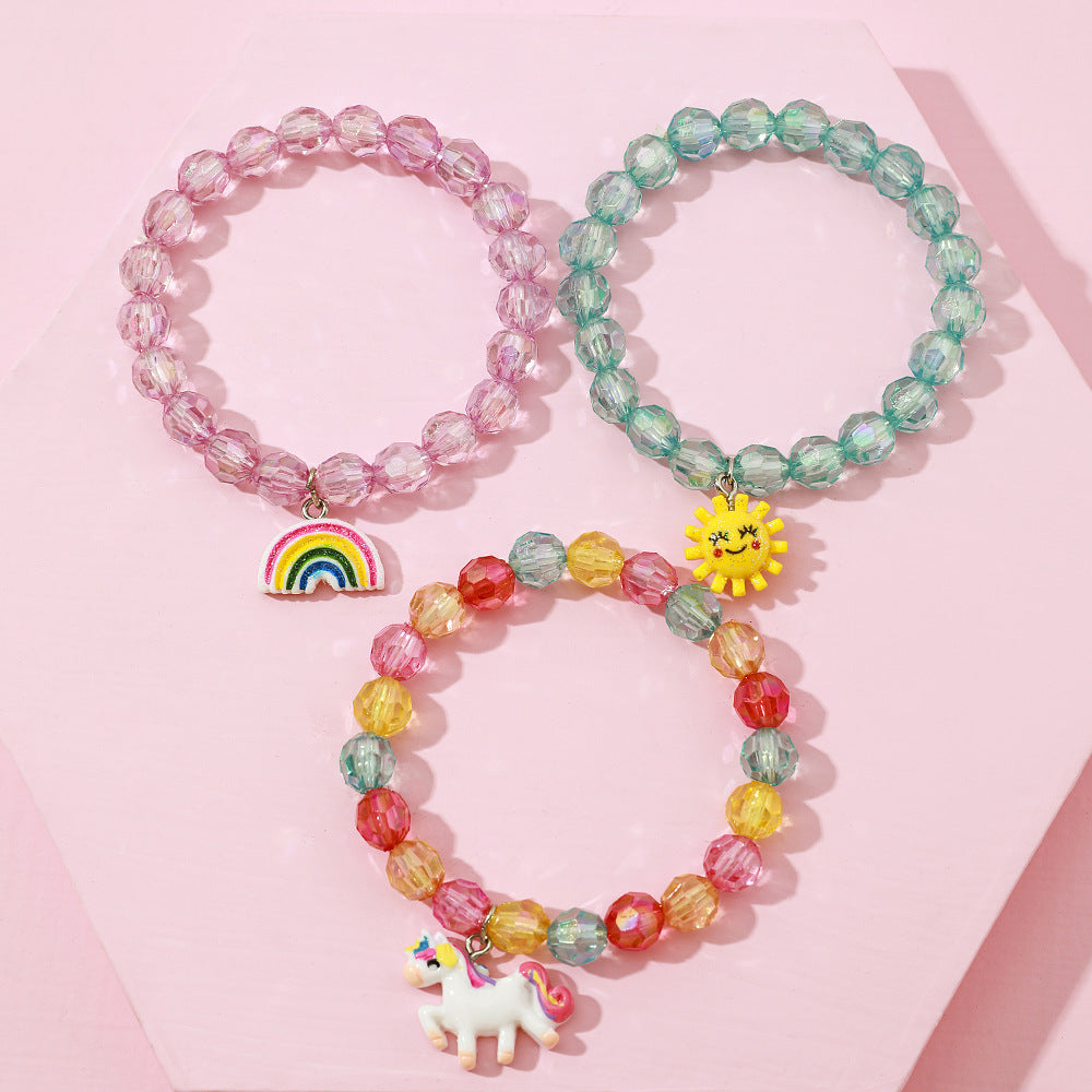 Rainbow & Unicorn - Bracelet Set