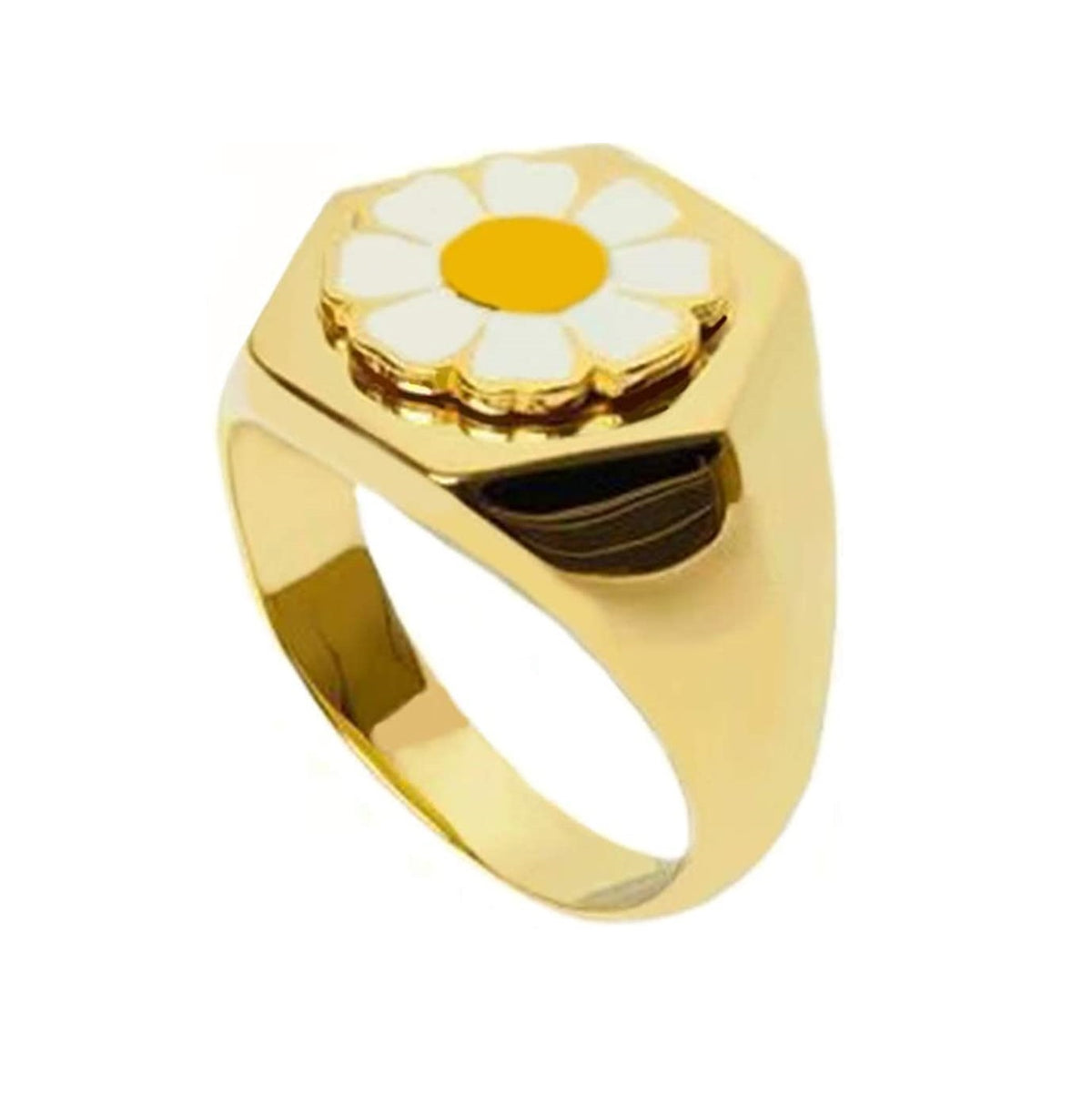 Funky Florals Gold  - Ring