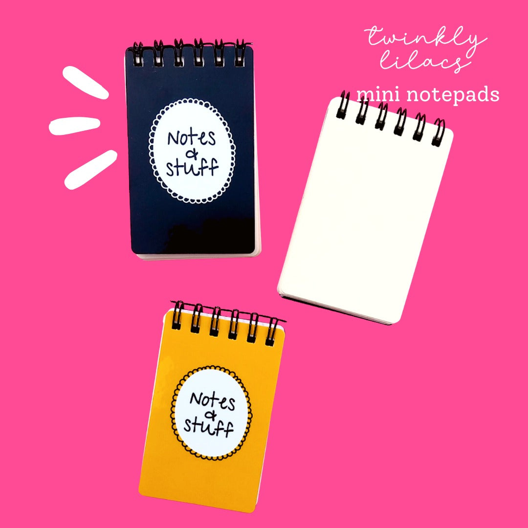 Note Stuff Notes & Stuff - Mini Notepad – The Blingspot Studio