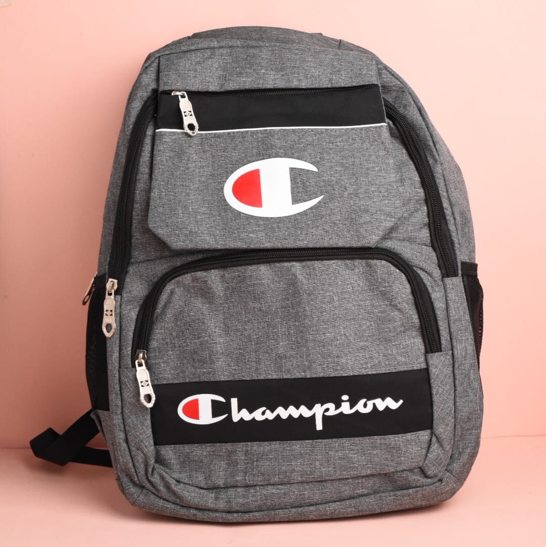 Grey champion backpack hot sale