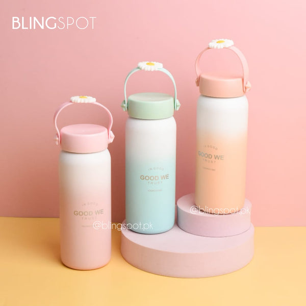 Daisy Flower Gradient  - Water Bottle