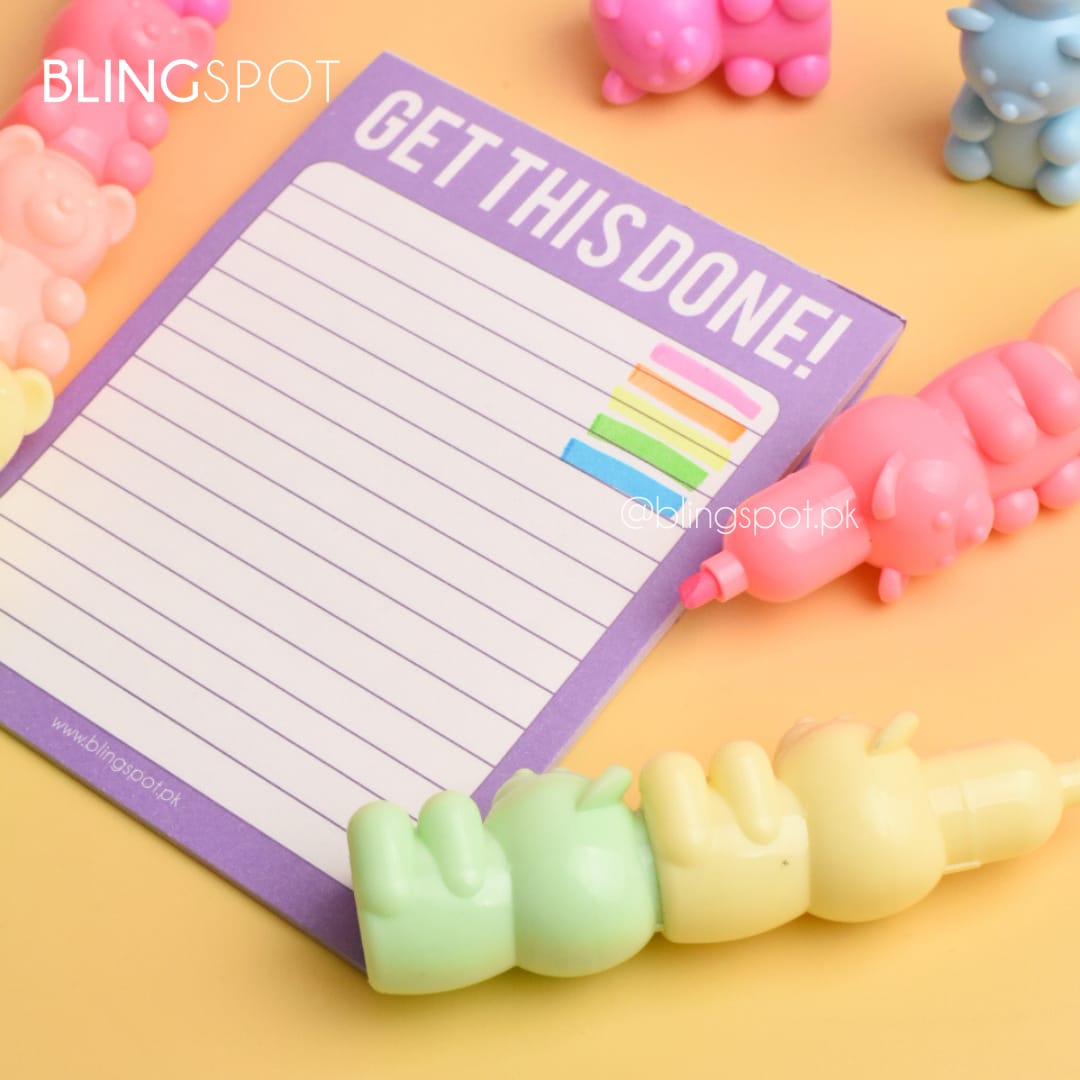 Basic Bear - Highlighter Set Of 6