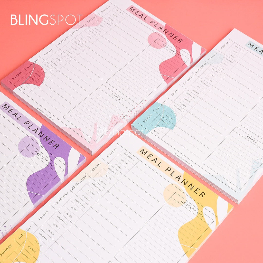 Meal Planner Pink - Notepad