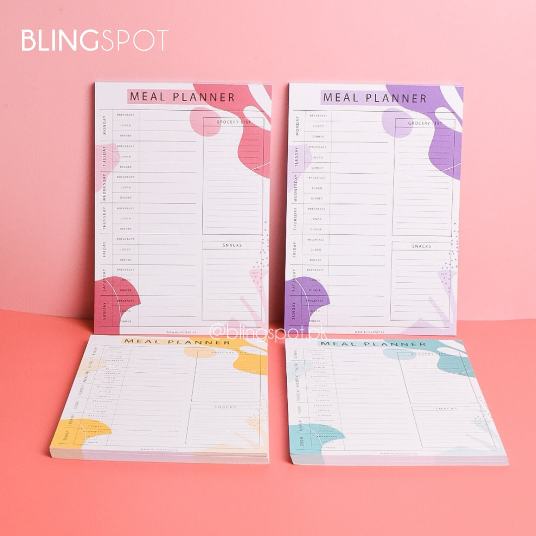 Meal Planner Pink - Notepad
