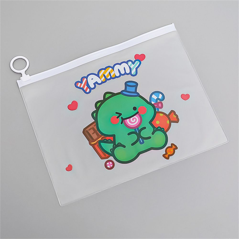 Yummy Dino Pencil Case Pouch Water Resistant