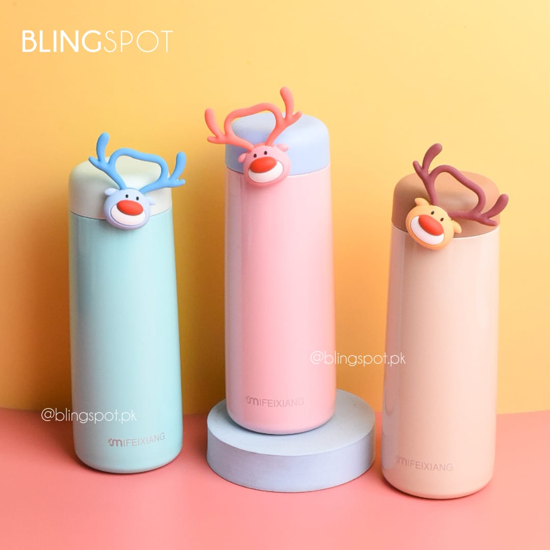 Basic Gradient Deer - Water Bottle