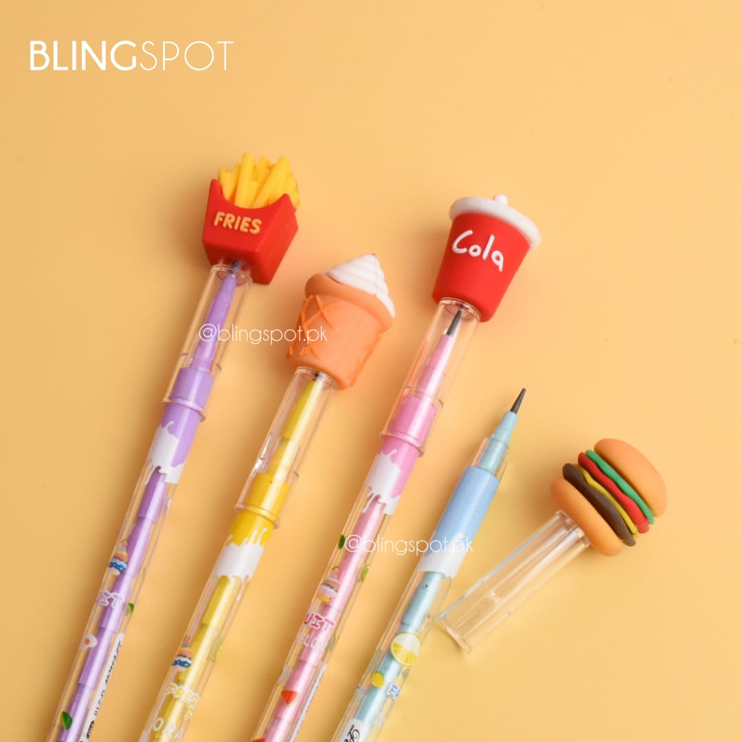 Fast Food Style 3 - Kids Pencil