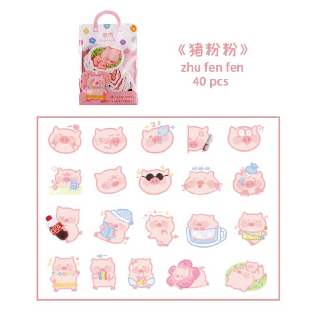 Kawaii Animal Mix 2 - Stickers - The Blingspot Studio