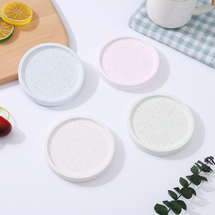 Round  Diatomite Soap Dish Holder