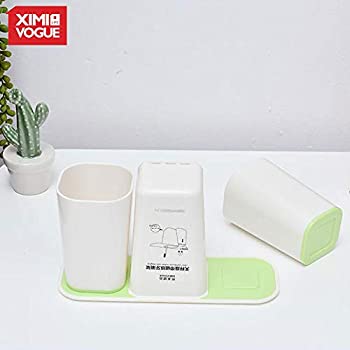 Green Toothbrush Toothpaste Holder
