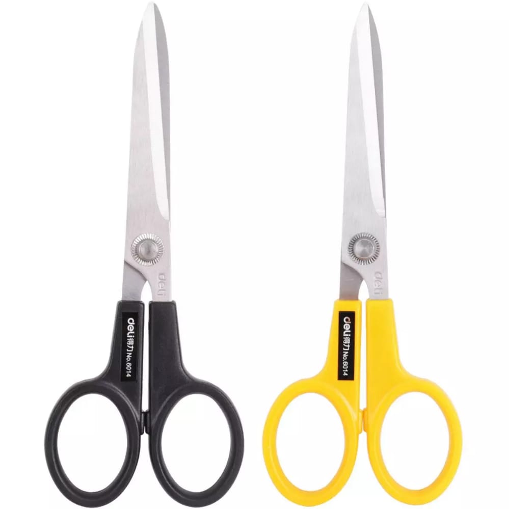 Deli Yellow & Black  Scissor