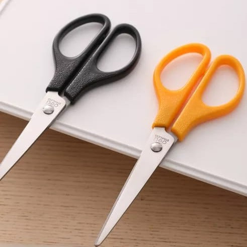 Deli Black & Yellow Stainless Steel Scissor