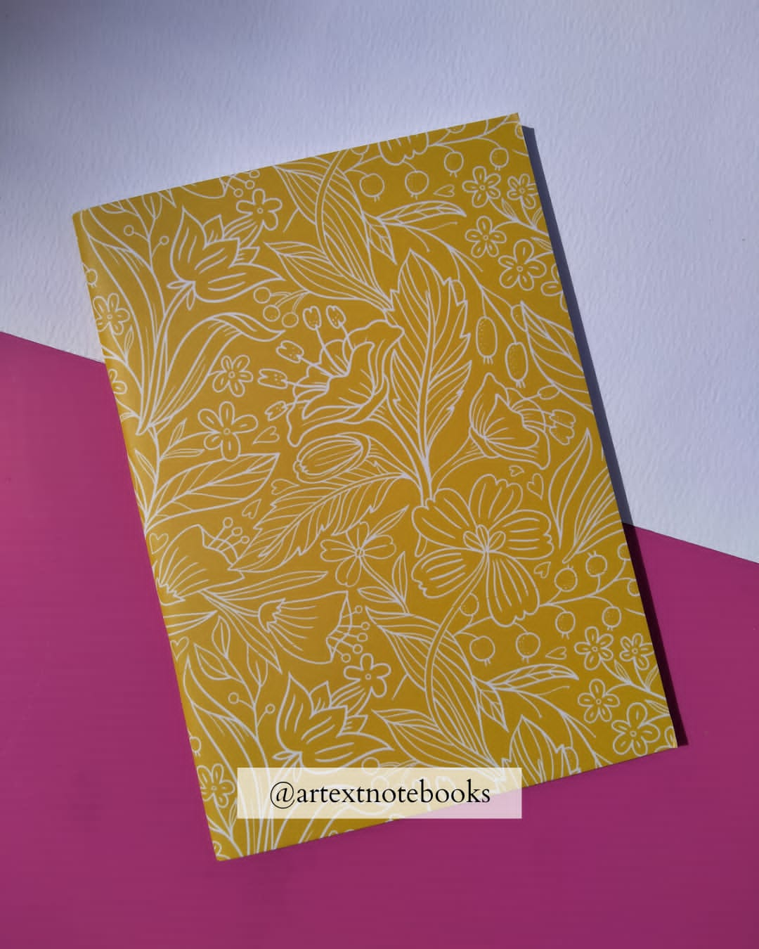 Yellow Floral Bundle Notepad Set