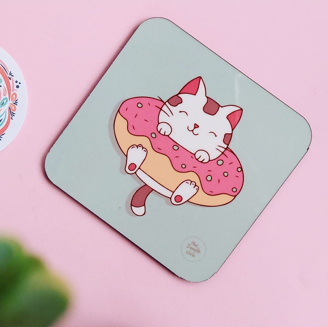 Cat Donut - Coaster