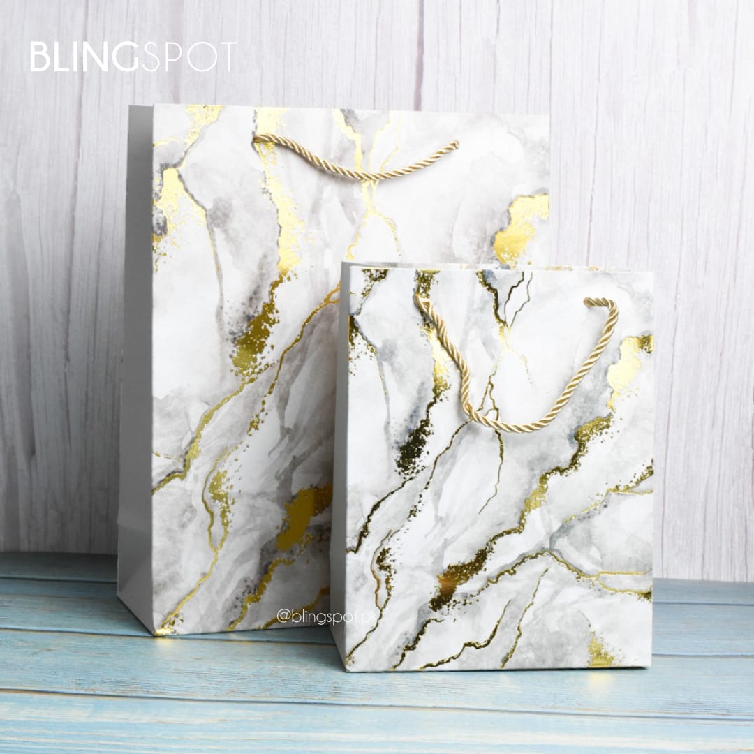 Marbled Gold Foil Style 4 - Gift Bag