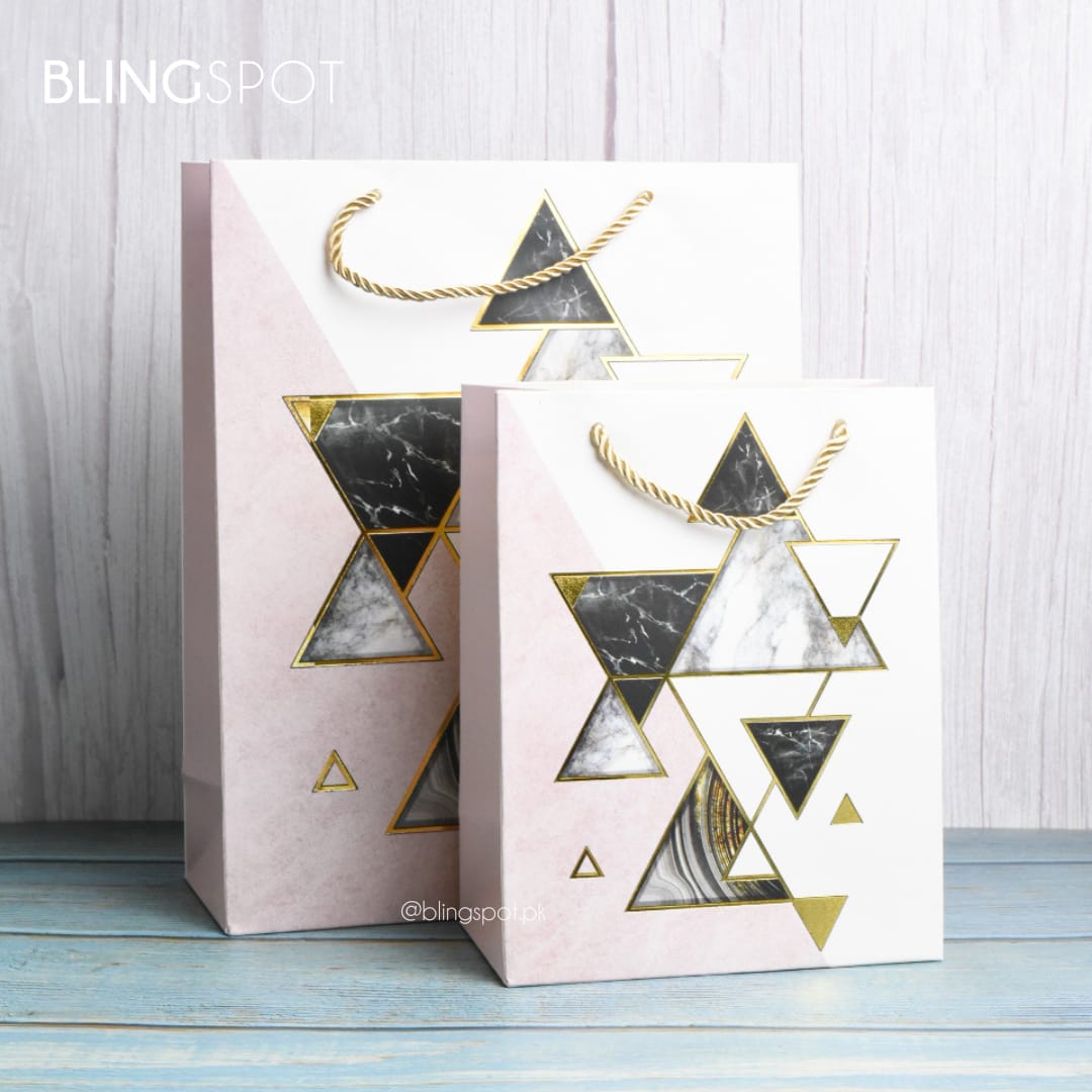 Triangle Gold Foil Style 4 - Gift Bag