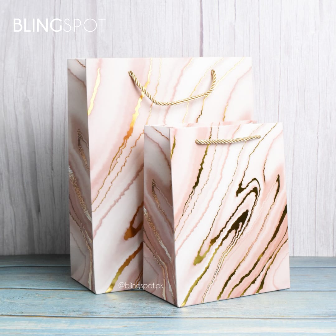 Marbled Gold Foil Style 3 - Gift Bag