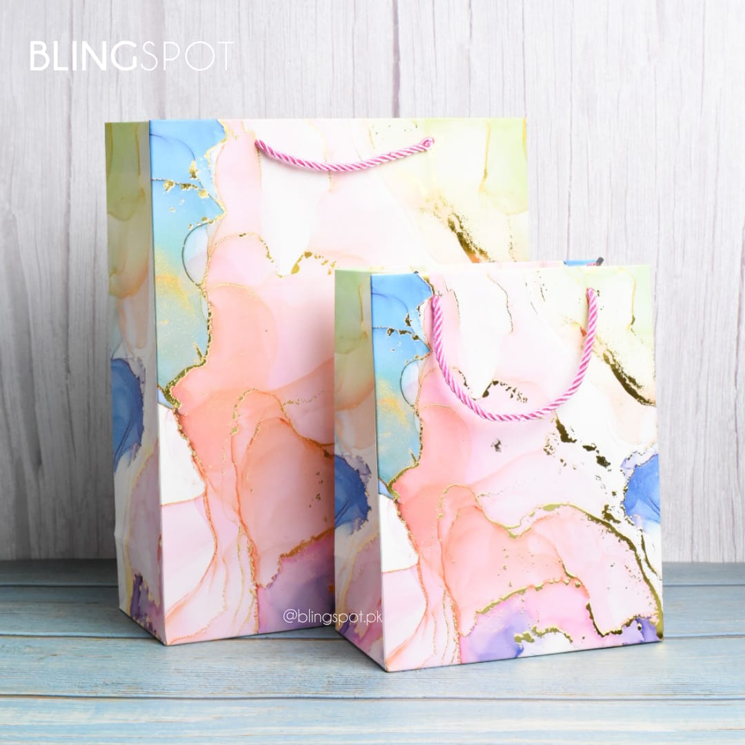 Watercolor Gold Foil Style 3 - Gift Bag