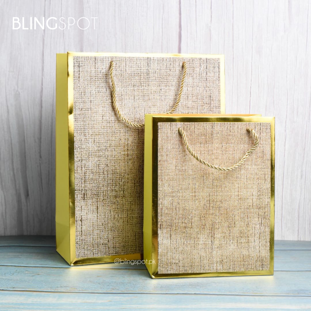 Texture Paint Gold Foil Style 4 - Gift Bag