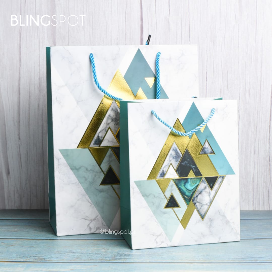 Triangle Gold Foil Style 1 - Gift Bag