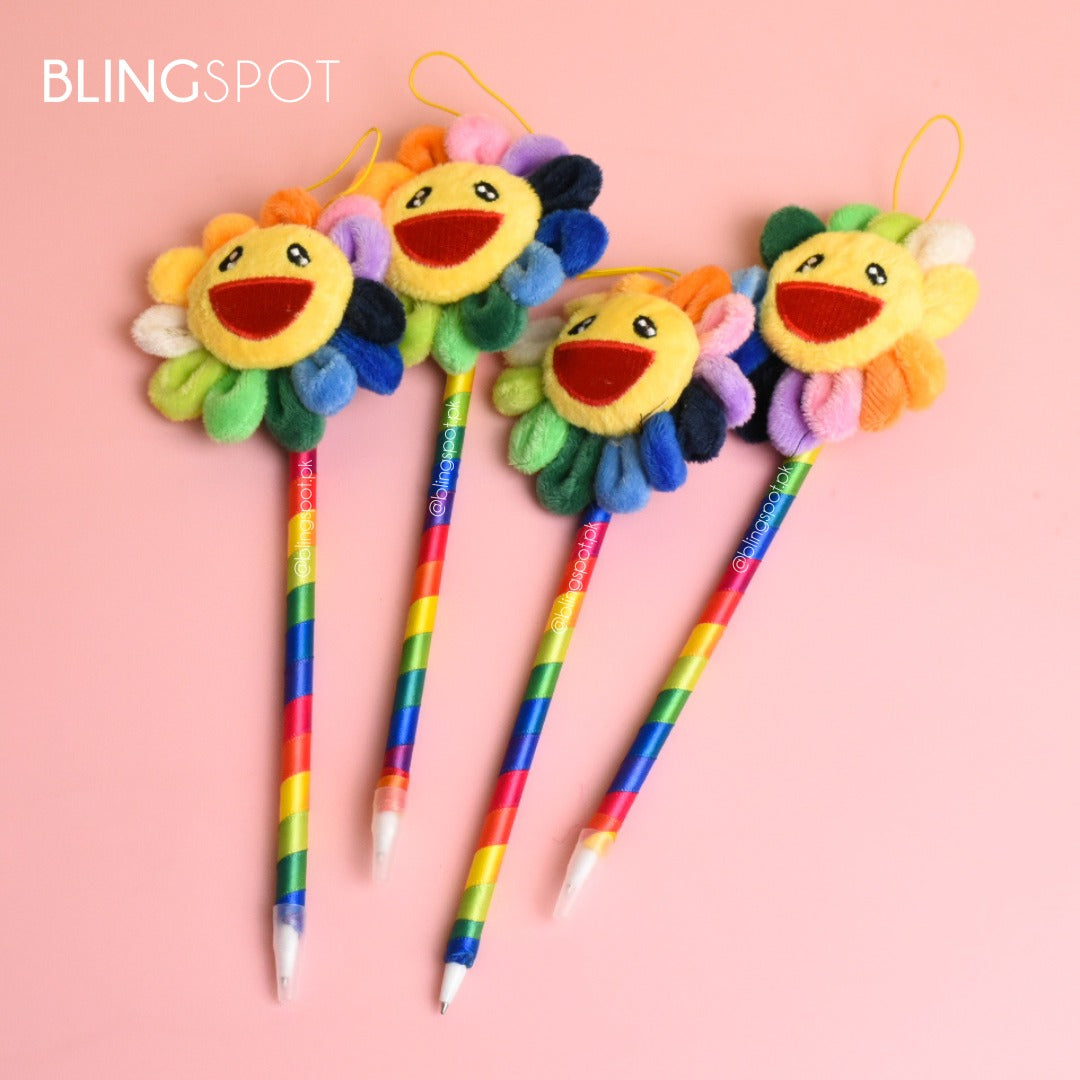 Rainbow Sun Flower - Ball pen