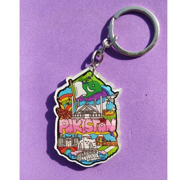 Pakistan Acrylic - Key Ring